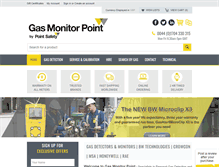 Tablet Screenshot of gasmonitor-point.co.uk